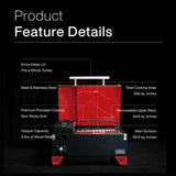 Asmoke AS350 Portable Wood Pellet Grill - Apple Red V642-ASMOKE-AS350-PORTABLE-WOOD-PELLET-GRILL-APPLE-RED