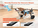 Dog Wheelchair for Back Legs, Adjustable 2 Wheels Pet Wheelchair, Lightweight Dog Cart with V952-CWLYLLSXHSLLCWMCK001V0