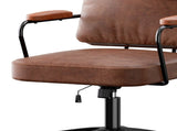 Levede Office Arm Chair Leather Executive Chairs OF1048-BR