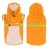 Pet Raincoat Outdoor Waterproof Dog Poncho for Small and Medium Dogs - Orange V1263-JX-6218-7