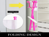 2X Director Movie Folding Tall Chair 76cm PINK HUMOR V274-FT-6015DC-PK2
