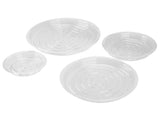 20pcs Plant Saucer Tray 6in 8in 10in 12in Heavy Duty Plastic Clear Flower Plant Pot Drip Tray for V1294-YM0703-3111230137911