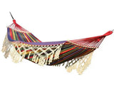 Backyard Hammock with Tassels 500lb Load Bearing Single Double Hammock with Hanging Ropes for V1294-YM0901-3116240018211