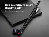 Bicycle Shock Pump High Pressure Hand Pump for Front Fork & Rear Shocks Aluminum Alloy Portable V1366-AZ2-W-11829