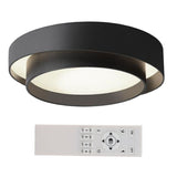 Bedroom Ceiling Light 45W Stepless Dimming Round Flush Mount LED Ceiling Light with Remote Control V1294-YM0901-3119240088311