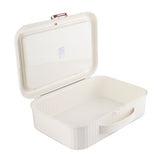 Multifunctional Document Storage Box Large Capacity Two Layer Liner Home Certificate Organizer White V1294-YM0706-3117230132214