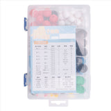 25 Molecular Model Kit, Organic Molecular Chemistry Set, Atom Element Model Kit for Lessons V1369-AZ3-W-11357