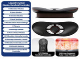 Smart EMS Lumbar Massager with Heat, Airbag Traction and Pulse Modes for Home Relaxation, Muscle V1341-ZY-R5P6E3CV-LCDHANDCONTROLMODE