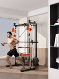 SmartFit C1 Max Multi Functional Cable Crossover Station 130kgs Pin Loaded Machine Multi Func V1025-717331801397