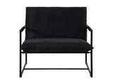 Artiss Armchair Lounge Chair Sling Black UPHO-G-ARM01-FLD-BK