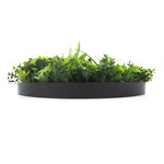 Flowering White Artificial Green Wall Disc UV Resistant 100cm V77-8880024