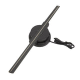 3D Hologram Fan 3D Holographic Projector Advertising Display Fan with 224LED Beads Remote Control V1294-YM0901-3113240271111