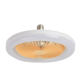 Ceiling Fan Light 30W ABS Housing 9.8in 2 in 1 White E27 LED Mini Lighting Ceiling Fan for Living V1294-YM0703-3114230020911