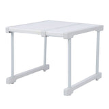 Expandable Cabinet Shelf Carbon Steel ABS PP Closet Storage Shelf Cabinet Organizer Riser Rack for V1294-YM0901-3117240329311