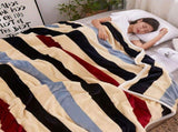 Throw Blanket Cartoon Pattern Thickened Air Conditioning Blanket for Home Bedroom Office Travel V1294-YM0716-3117220121917