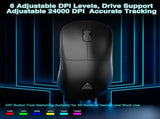 SOLAKAKA SM850 Ergonomic Tri-Mode Wireless RGB Gaming Mouseblack V1300-SM850-BLACK
