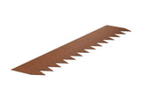 Steel Landscape Edging, 6 Packs 40 x 8 in Weather-Resistant & Pre-Rust Metal Landscape Edging, V952-NHGJSPZ6PCS46POJUV0