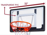 Portable Basketball Hoop Stand System Height Adjustable Net Ring Kids Junior V610-BAS-HOOP-034