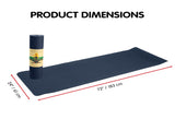 Powertrain TPE Yoga Pilates Exercise Mat 6mm - Dark Blue YM-TPE-SC-DBU