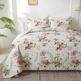 Artisan Quilted Coverlet and Pillowcases Set: A Masterpiece for Your Bed - Queen size V745-MAC090271Q13U