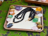 Vintage Double-Layer Hand-Strung Turquoise Necklace, Bohemian-Style Crackle Pendant for Protection V1232-SCHSSXL001