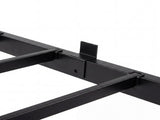 Levede Single Bed Frame LED Lights USB Charging Storage Headboard Metal Platform BF1087-S-WA-AU