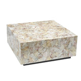 CLUSTER MOTHER OF PEARL HAND MADE COFFEE TABLE V742-FEH8