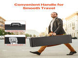 Bass Guitar Hard Case, 1220 mm Rectangular Guitar Hard Case, With Lock Latch Keys Handle, PVC V952-JXJTYHJXJHBBVUUYRV0