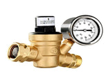 Water Pressure Regulator Valve Lead-Free Brass Adjustable Water Pressure Regulator Reducer with V1294-YM0901-H41700