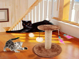 Scratcher Tower, Durable Cat Tree Tower, Cat Scratching Post, Double Layer Vertical with Fluffy V1369-AZ3-W-00921