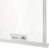 HANGERWORLD Clear 40inch Showerproof White Trim Suit Coat Garment Clothes Carry Cover Protector Bags V1258-DP02-F-306