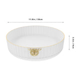 White Rotatable Organizer for Home Kitchen Spices and Condiments V1369-AZ3-W-18323