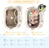 Baby Storage Bag - With Changing Mat - Multiple Storage Compartments - Suitable for Daily Use V1189-HB001WSRT00023