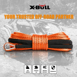 X-BULL Dyneema Synthetic Rope Winch Cable SK75 5.5MM x 13M Car Tow Recovery Strap V211-AUEB-XBSR001X10