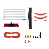 7m Water Fed Pole Cleaning Kit Solar Panel & Window Cleaner System with Brush V63-952931