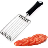 2Pcs Tomato Slicer, Stainless Steel Egg Slicer, Hand-Held Tomato Slicers for Home Kitchen V1192-AZ-W-17394