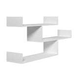 Artiss Floating Wall Shelf 3 Tier White FURNI-N-WALL-01-WH
