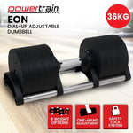 Powertrain Eon Dial-Up 36KG Adjustable Dumbbell DMB-B10-036-1