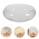 Glass Fish Bowl Transparent Hydroponic Container for Home and Office V1369-AZ3-W-15973