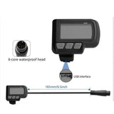 LCD-EN06 Bike LCD Display Meter Dashboard Panel with USB 24V 36V 48V for Mountain Bike V1369-AZ3-W-12657