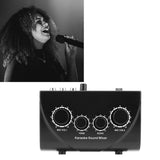Karaoke Mixer Portable Mixer Professional Audio System Karaoke Dual Mic Inputs Audio V1369-AZ3-W-08230