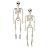 2PCS Skeleton Decorations 35.4 Inch Plastic Posable Spooky Full Body Skeleton Haunted House Prop for V1294-YM0901-3115240091911
