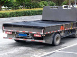 Dump Truck Mesh Tarp, 7 x 14 ft, PVC Coated Black Heavy Duty Cover with 5.5" 18oz Double Pocket, V952-KCPVC7X1418OZ9JB4V0