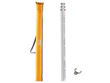 Aluminum Grade Rod, 9-Feet/8ths 3 Sections Telescopic Measuring Rod, Double-Sided Scale 1/8in V952-YZCLG9YCFEETZ18PHV0