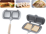 Reversible Maker - Double-Sided Frying Pan - Contact Grill - Non-Stick Gas Toaster V1188-MS101-01311-1
