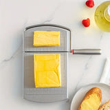 Stainless steel multi-function slicer, precise for even slicing, silicone suction cup for anti-slip V1232-QPQ-001
