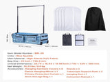 Dance Bag with Garment Rack, 736.6 mm Rolling Dance Duffel, with Wheels, USB Port, Height Adjustable V952-SGMLDYJDWDD2DIMNH001V0