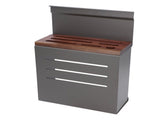 Wall Mount Cutlery Block Rack Aluminium Alloy Multifunctional Kitchen Cutlery Holder Utensil V1294-YM0901-3118240192011