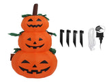 3.9ft Halloween Inflatable 3 Pumpkin Stack Light 100240V Halloween Inflatables Stacked Pumpkins for V1294-YM0901-3115230076511