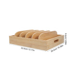Cabinet Organizer with Adjustable Dividers and Spacious Compartments for Efficient Kitchen Storage V1366-AZ2-W-17235